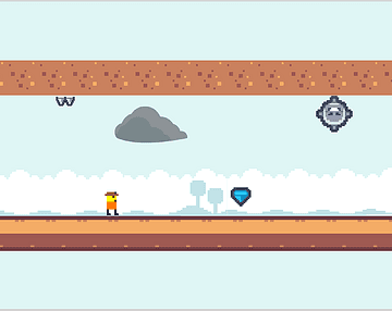 an image showing a game play for gravity adventure